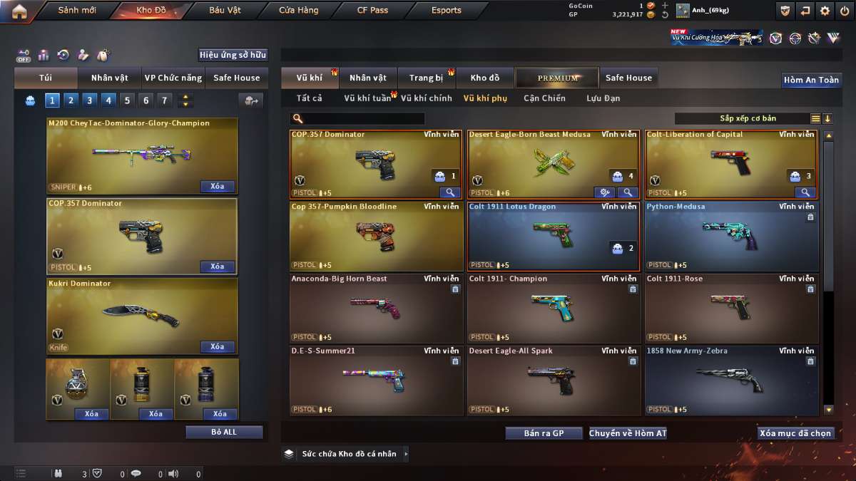 shop acc cf uy tin gia re